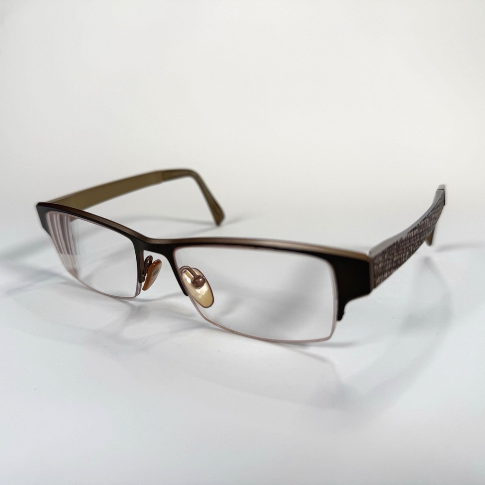 Jean LaFont Harmonie‎ 436 Eyeglasses Frame Only 51-17-135 Womens France Half Rim